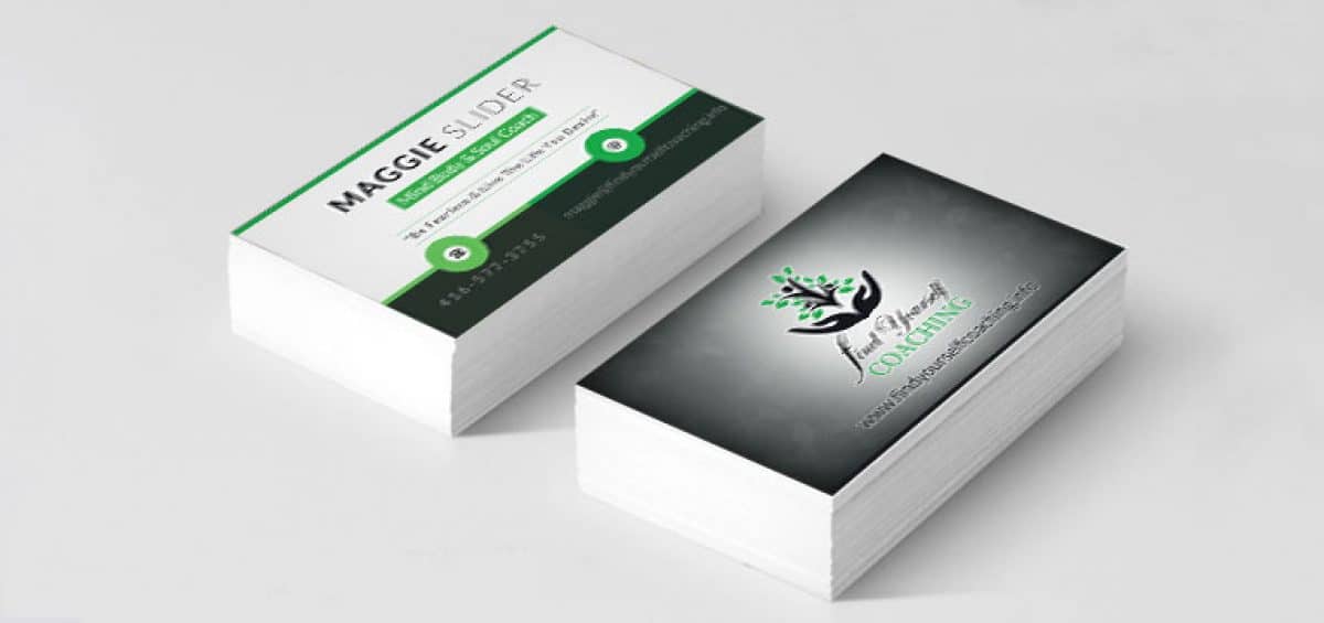 Business-Card Designed for Find Yourself Coaching